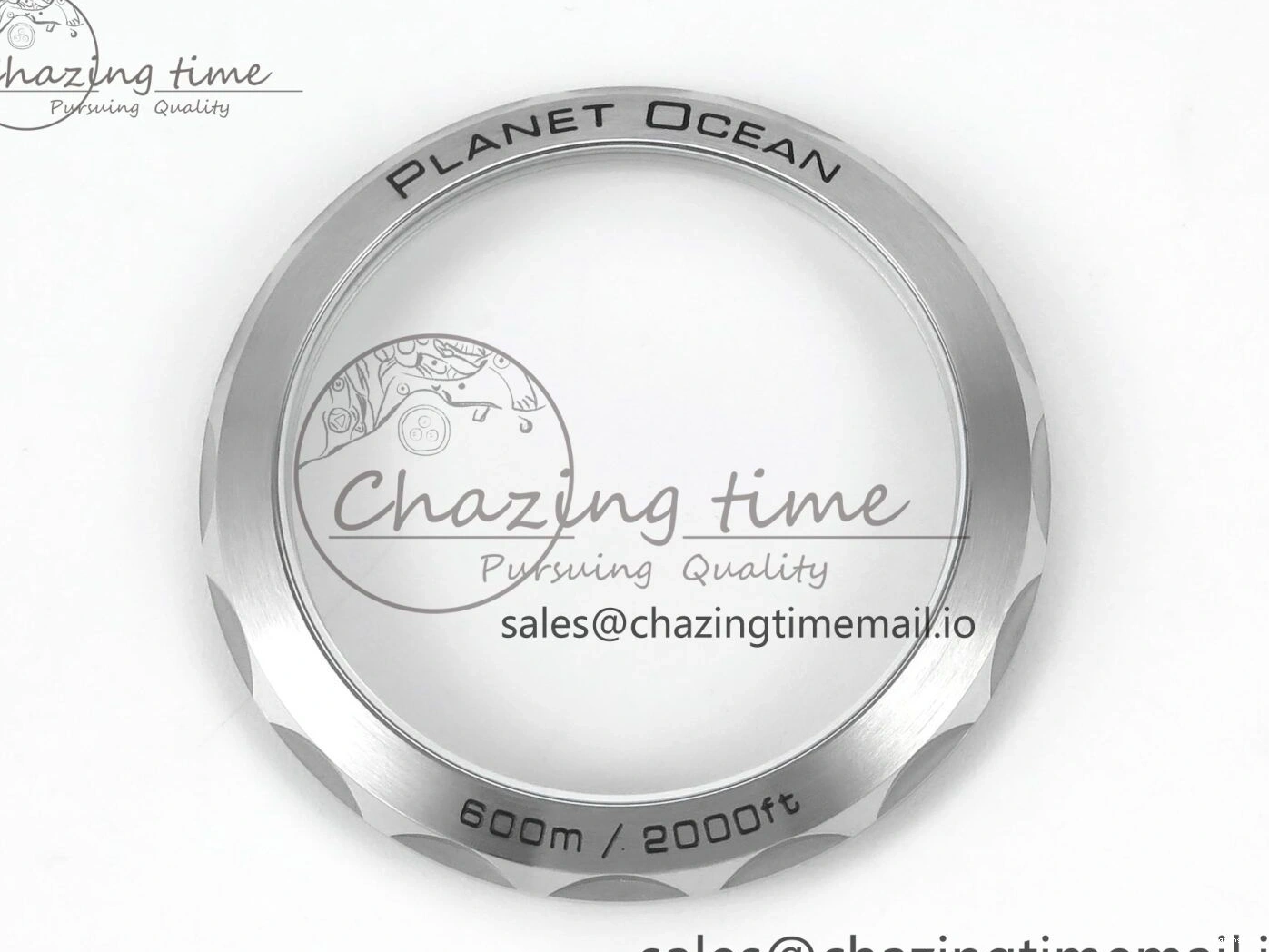 0117 Planet Ocean Master Chronometer 600M 45.5mm SS SCF 1:1 Best Edition Blue Bezel Blue Dial on SS Bracelet A9900 Super Clone Lightweight 7676